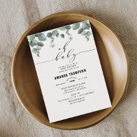 Elegant Eucalyptus Baby Shower