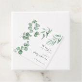 Elegant Eucalyptus Baby Shower Green Foliage Geschenkanhänger (Beispiel)