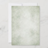 Elegant Eucalyptus Botanical Save the Date (Rückseite)