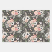 Elegant Eucalyptus Bouquet Geschenkpapier Set (Vorderseite 3)