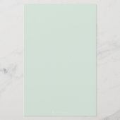 Elegant Eucalyptus Dusty Blue Brautparty Einladung (Rückseite)