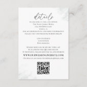 Elegant Eucalyptus Einfache Website-Skriptdetails Begleitkarte (Vorderseite)