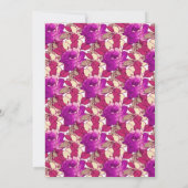 Elegant Eucalyptus Floral Baby Shower Einladung (Rückseite)