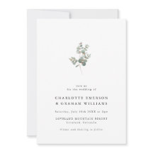 Elegant Eucalyptus Foto Wedding