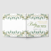 Elegant Eucalyptus Gender Neutral Baby Shower Gästebuch (Voll)