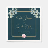 Elegant Eucalyptus Greenerage Foliage Wedding Serviette (Vorderseite)