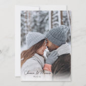 Elegant Eucalyptus Greenerity Classics Schriftart Einladung (Vorderseite)