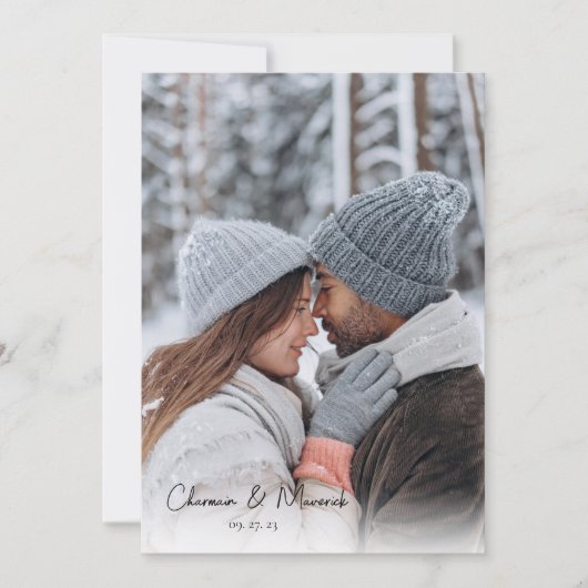 Elegant Eucalyptus Greenerity Classics Schriftart  Einladung (Vorderseite)