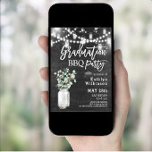 Elegant Eucalyptus Greenery 3 Foto Abschluss GRILL Einladung