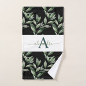 Elegant Eucalyptus Greenery Botanical Towel Set (Handtuch)