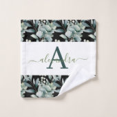 Elegant Eucalyptus Greenery Botanical Towel Set (Waschlappen)