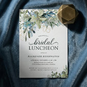 Elegant Eucalyptus Greenery Bridal Luncheon Einladung