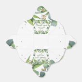 Elegant Eucalyptus Greenery Gefallen Vielen Dank Geschenkschachtel (Ungefaltet)