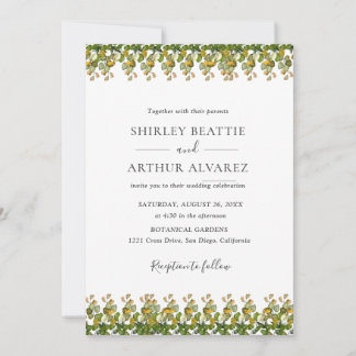 Elegant Eucalyptus Greenery Wedding Einladung