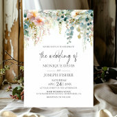 Elegant Eucalyptus Greenery Wedding Einladung