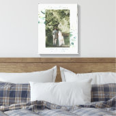 Elegant Eucalyptus Greenery Wedding Foto Leinwanddruck (Insitu (Schlafzimmer))