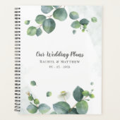 Elegant Eucalyptus Greenery Wedding Planer (Vorderseite)