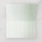Elegant Eucalyptus Greenery Wedding Platzkarte (Innenseite Aufgefaltet)