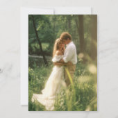 Elegant Eucalyptus Lantern Save the Date   Einladung (Rückseite)