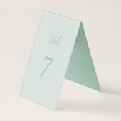 Elegant Eucalyptus Mint Boho Chic (Rückseite)