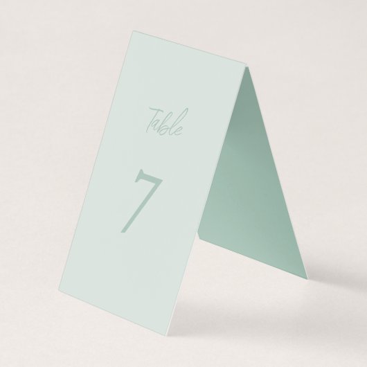 Elegant Eucalyptus Mint Boho Chic (Rückseite)