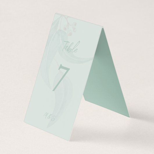 Elegant Eucalyptus Mint Boho Chic (Vorderseite)