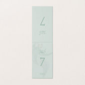 Elegant Eucalyptus Mint Boho Chic (Außenseite Aufgefaltet)