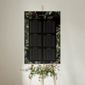 Elegant Eucalyptus Premium Wedding Black Onyx Poster