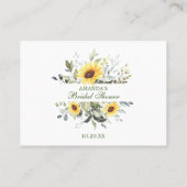 Elegant Eucalyptus rät, wie viele Kisses Game Card Visitenkarte (Rückseite)