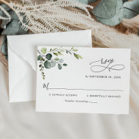 Elegant Eucalyptus Verlasse Grüne Hochzeit