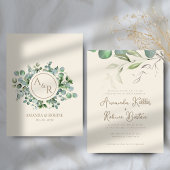 Elegant Eucalyptus Wedding Einladung