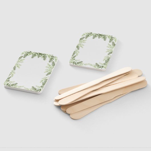 Elegant Eucalyptus Wedding Fächer (Non-assembled)