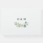 Elegant Eucalyptus Wedding Gästebuch (Rückseite)