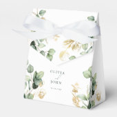 Elegant Eucalyptus Wedding Geschenkschachtel (Vorderseite)