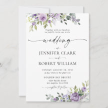 Elegant Eucalyptus Wedding Invitation