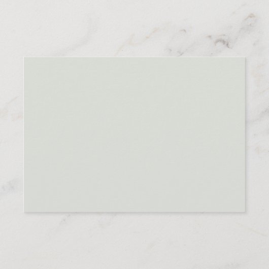 Elegant Eucalyptus Wedding Reception Begleitkarte (Rückseite)