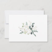 Elegant Eucalyptus Wedding RSVP Karte (Rückseite)