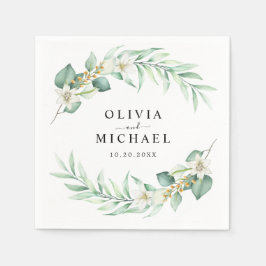 Elegant Eucalyptus Wedding Serviette