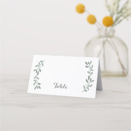 Elegant Eucalyptus Wedding Suite Table Platzkarte