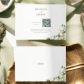 Elegant Eucalyptus Wedding Website Enclosure Card Begleitkarte