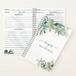 Elegant Eukalyptus Botanischer Garten Rezept Notizblock