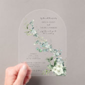 Elegant Eukalyptus Greenery Acryleinladungen (Insitu (Handheld))