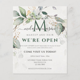 Elegant Eukalyptus Greenery Botanical Flyer