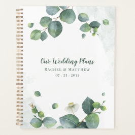 Elegant Eukalyptus Greenery Botanische Hochzeit Planer