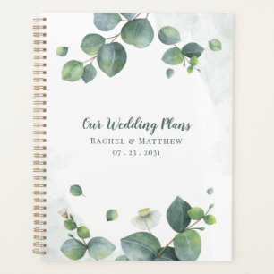 Elegant Eukalyptus Greenery Botanische Hochzeit Planer