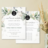 Elegant Eukalyptus Greenery Botanische Werbung Flyer