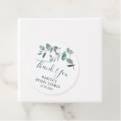 Elegant Eukalyptus Greenery Brautparty Geschenkanhänger (Beispiel)