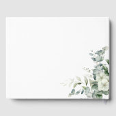 Elegant Eukalyptus Greenery Gästebuch (Rückseite)