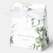 Elegant Eukalyptus Greenery Geschenkschachtel (Vorderseite)