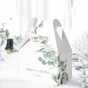 Elegant Eukalyptus Greenery Geschenkschachtel